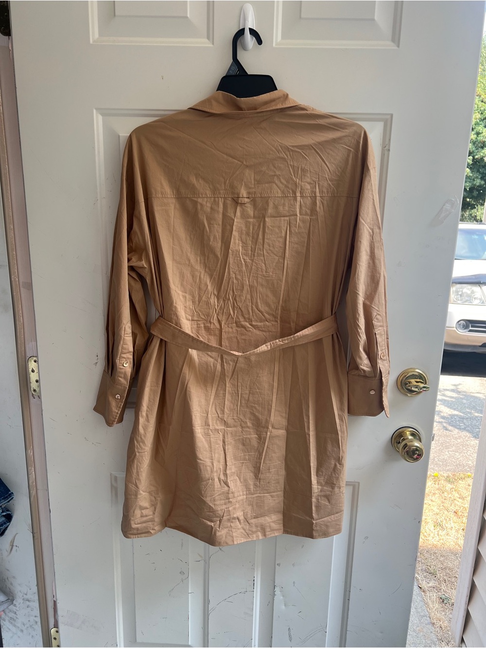 Sheike Camel Belted Dress - Picture 5 of 15